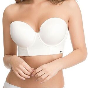 Ultimo Low Cream‎ Strapless Bra
